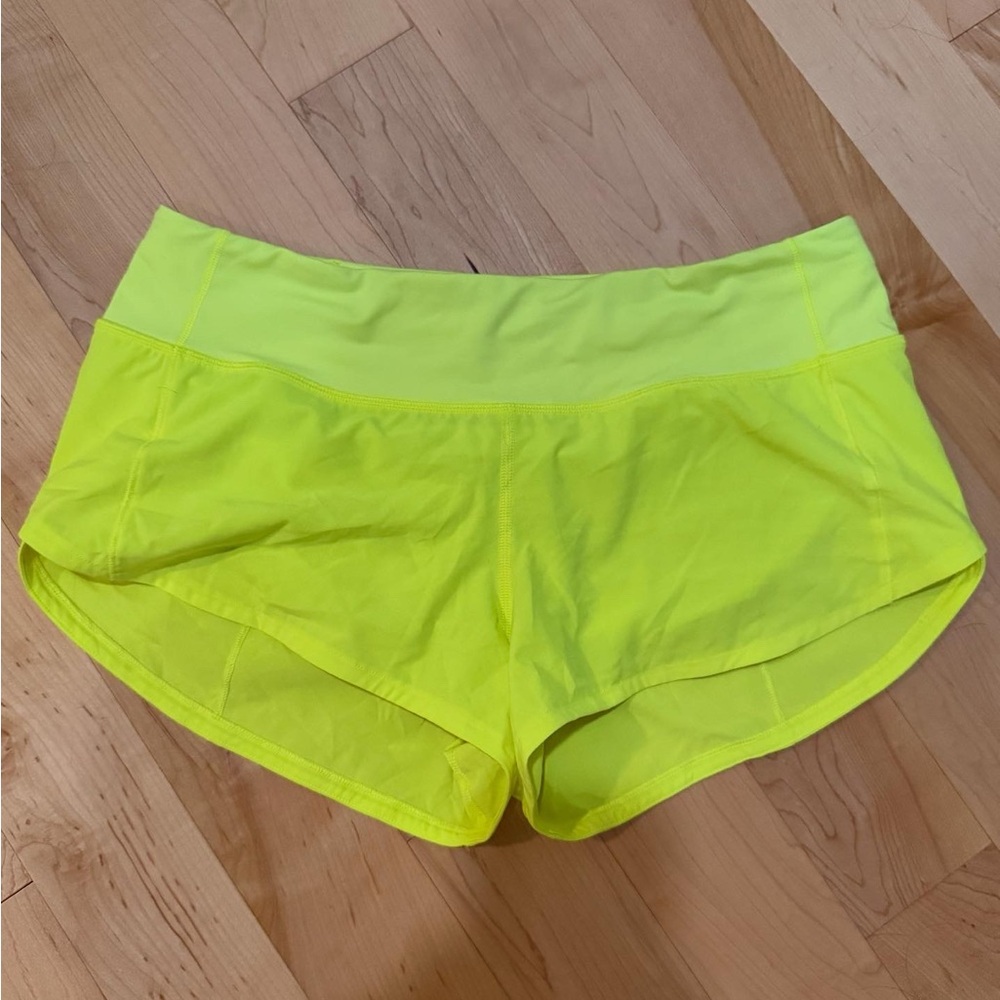 Neon Yellow Lulu Women's Shorts